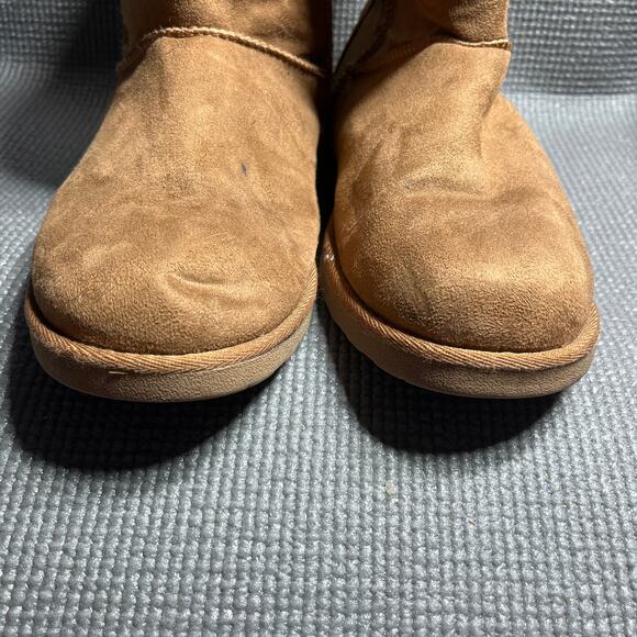 Makalu Ani Winter Boots Womens Size 8.5M Brown Suede Leather Faux Fur Lined - Picture 4 of 12